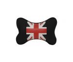 Car Leather Head and Neck Support Set of 2 Pieces - CFSJ-0 - England Flag - Image 2