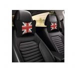 Car Leather Head and Neck Support Set of 2 Pieces - CFSJ-0 - England Flag - Image 5