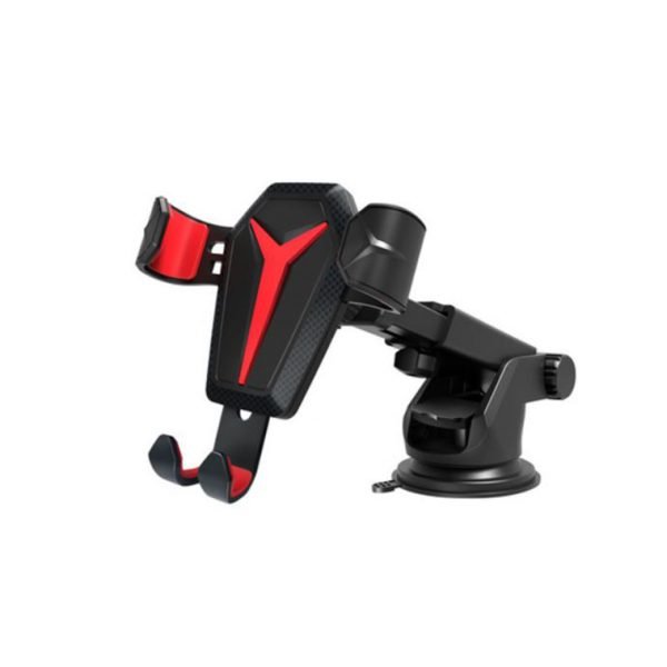Mobile holder Auto Close 360 Degree For car with all Mobile - CA100 - Red