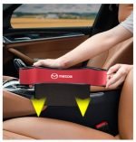 Car Seat Side Organizer and Cup Holder Multifunctional 2 Piece for Mazda - CSB - Red - Image 9