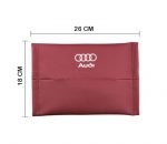 Car tissue box for Audi - TK100 - Dark Red Color - Image 3