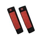 Car seat belt pouch 2 Piece for all Cars- SP10 - Black & Red - Image 2