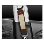 Car seat belt pouch 2 Piece for all Cars- SP10 - Brown & Beige