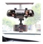 Mobile holder for the car fixed on the salon mirror is compatible with all mobiles - No183 - Image 6