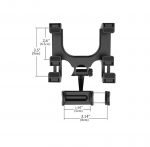 Mobile holder for the car fixed on the salon mirror is compatible with all mobiles - No183 - Image 9