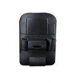 Car Seat Back Storage Organizer Bag Faux Leather Multifunction Organizer Holder Travel Accessories - SCS300 - Black - Image 4