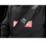 Car seat belt pouch 2 Piece for Land Rover - TK500 - Black - Image 4