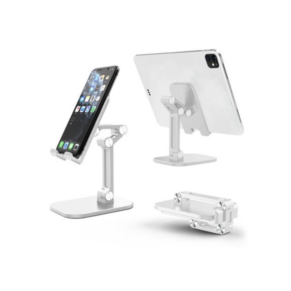 Desktop Foldable Stand For Mobile - MQ100- White