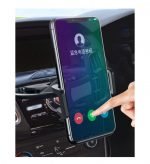 ⁦حامل موبايل للسيارة يثبت في فتحة السي دي   -  HG100  /  لون رمادي⁩ - الصورة ⁦2⁩