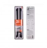 Car Bumper Protection Set 4 Pieces Anti Bumper & Scratch of all Cars - DA816 - Black Color - Image 3