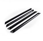 Car Bumper Protection Set 4 Pieces Anti Bumper & Scratch of all Cars - DA816 - Black Color