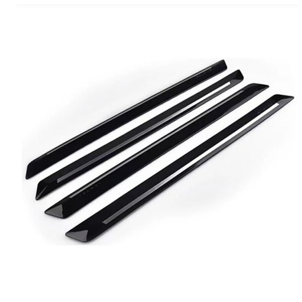 Car Bumper Protection Set 4 Pieces Anti Bumper & Scratch of all Cars - DA816 - Black Color