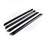 Car Bumper Protection Set 4 Pieces Anti Bumper & Scratch of all Cars - DA816 - Black Color