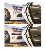 Car Bumper Protection Set 4 Pieces Anti Bumper & Scratch of all Cars - DA816 - Black Color - Image 8