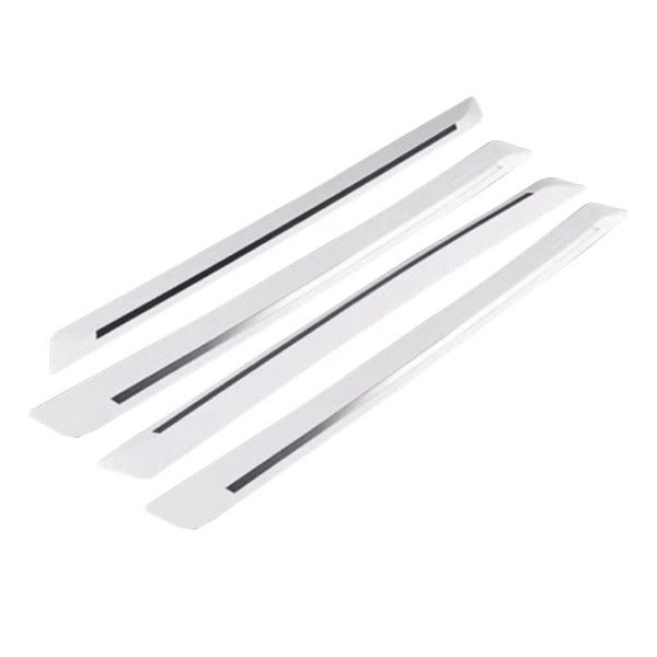 Car Bumper Protection Set 4 Pieces Anti Bumper & Scratch of all Cars - DA816 - White Color