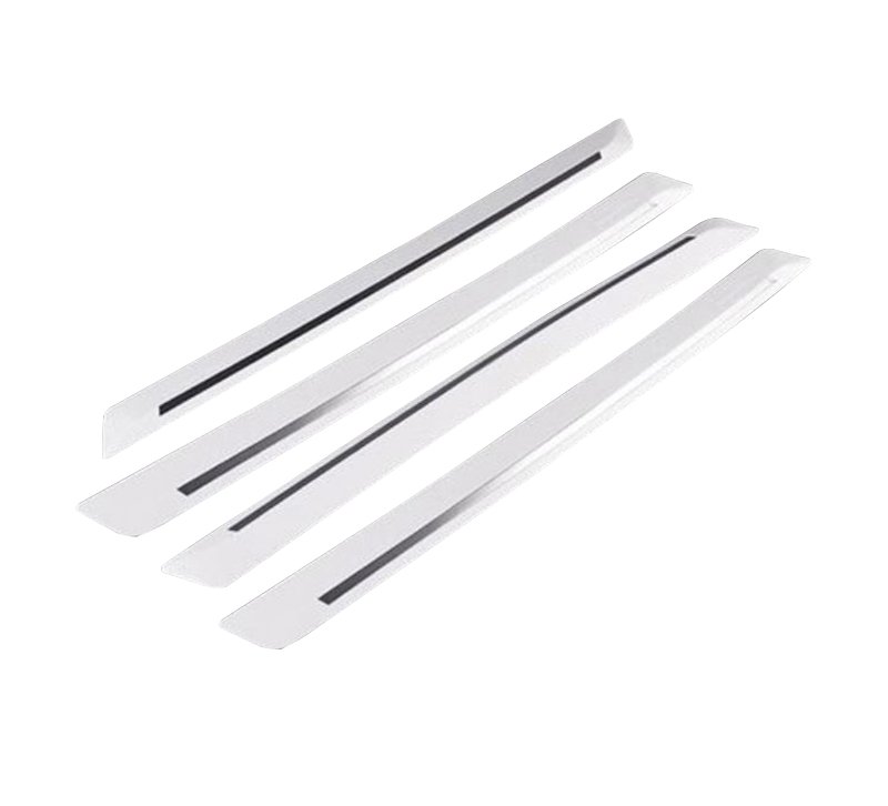 gcjfgjtrj (3) Car Bumper Protection Set 4 Pieces Anti Bumper & Scratch of all Cars - DA816 - White Color - Image 1