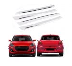 Car Bumper Protection Set 4 Pieces Anti Bumper & Scratch of all Cars - DA816 - White Color - Image 4
