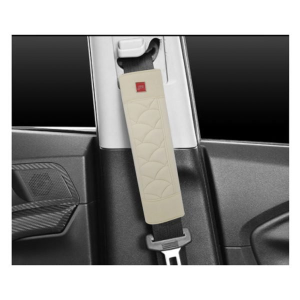Car seat belt pouch 2 Piece for all Cars- SP10 - Beige