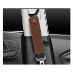 Car seat belt pouch 2 Piece for all Cars- SP10 - Brown