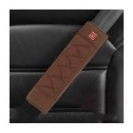 Car seat belt pouch 2 Piece for all Cars- SP10 - Brown - Image 5