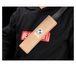 ⁦جراب حزام أمان السيارة قطعتين من القماش مناسب لسيارات بي ام دبليو  TK500 – لون بيج⁩ - الصورة ⁦2⁩