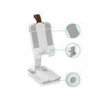 Desktop Foldable Stand For Mobile and Tablet - Z1 - White - Image 7