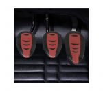 Car pedal set 3 pieces non-slip and sporty shape for regular transmission cars - CS-075