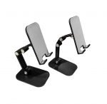 Desktop Foldable Stand For Mobile - MQ100- Black - Image 5