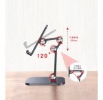 Desktop Foldable Stand For Mobile - MQ100- Black - Image 6
