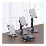 Desktop Foldable Stand For Mobile - MQ100- Black - Image 14