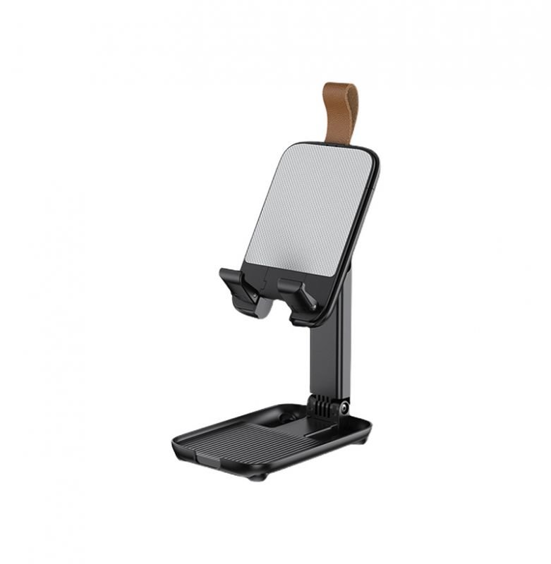 jnhfgvcjf (2) Desktop Foldable Stand For Mobile and Tablet - Z1 - Black - Image 1