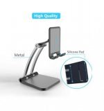 Desktop Foldable Stand For Mobile and Tablet - Q009 - Black - Image 10