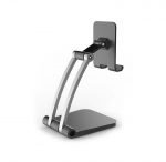 Desktop Foldable Stand For Mobile and Tablet - Q009 - Black - Image 12