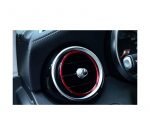 ⁦اطار داخلي لفتحات التكيف لمرسيدس  New C Class 2016-2019 / لون احمر ( 7 قطع )⁩ - الصورة ⁦2⁩