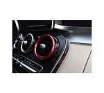 ⁦اطار خارجي لفتحات التكيف لمرسيدس New C Class 2016-2019   / لون احمر ( 7 قطع )⁩ - الصورة ⁦2⁩