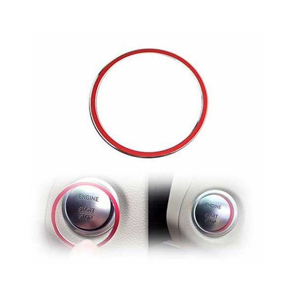 Engine start button cover For Mercedes GLA 2016-2019 /  Red Color