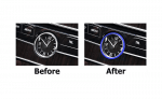 Car clock frame For Mercedes New E Class 2016-2019 / Blue Color - Image 2