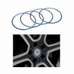 Car rim accessories For Mercedes GLA 2016-2019 / Blue Color  ( 4 Pieces )