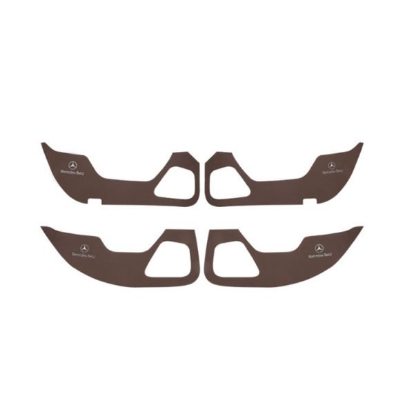 Car interior door cover For Mercedes  A Class 2020 / Brown Color
