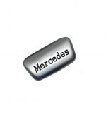 ⁦شعار لطارة السيارة  من Mercedes  لمرسيدس New C Class 2016-2019 ( قصيرة ) / لون فضي⁩ - الصورة ⁦2⁩