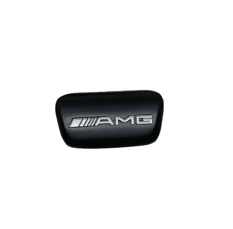 IMG_20220112_132304 شعار لطارة السيارة من AMG لمرسيدس New C Class 2016-2019 ( قصيرة ) / لون اسود - الصورة 1