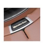Center console opening button cover For Mercedes New E Class 2016-2019 /  Black Color