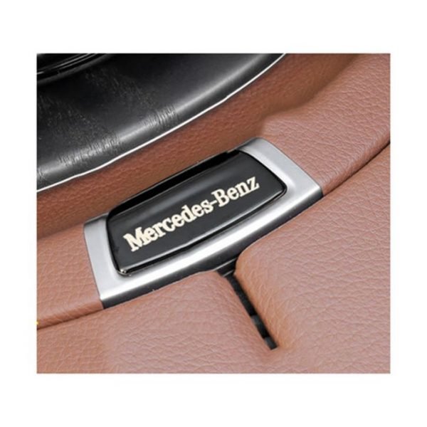 Center console opening button cover For Mercedes New E Class 2016-2019 /  Black Color