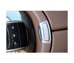 Center console opening button cover For Mercedes New E Class 2016-2019 / Silver Color