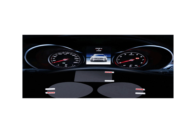 Untitled-1 Digital Meter Protection Film For Mercedes New C Class 2016-2019 - Image 1