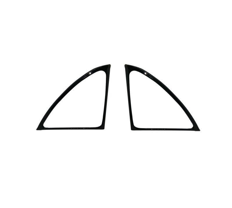 Untitled-1 Frame for the side speakers of the car For Mercedes New E Class 2016-2019 / Glossy Black Color ( 2 Pieces ) - Image 1