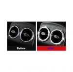 Outer Rear air conditioner vents frame For Mercedes  A Class 2019-2020  ( 2 Pieces ) / Silver Color - Image 2