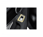 Control buttons frame for windows and car mirrors For Mercedes New C Class 2016-2019 ( 4 Pieces )  / Gold Color - Image 3
