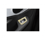 Control buttons frame for windows and car mirrors For Mercedes New C Class 2016-2019 ( 4 Pieces )  / Gold Color - Image 5