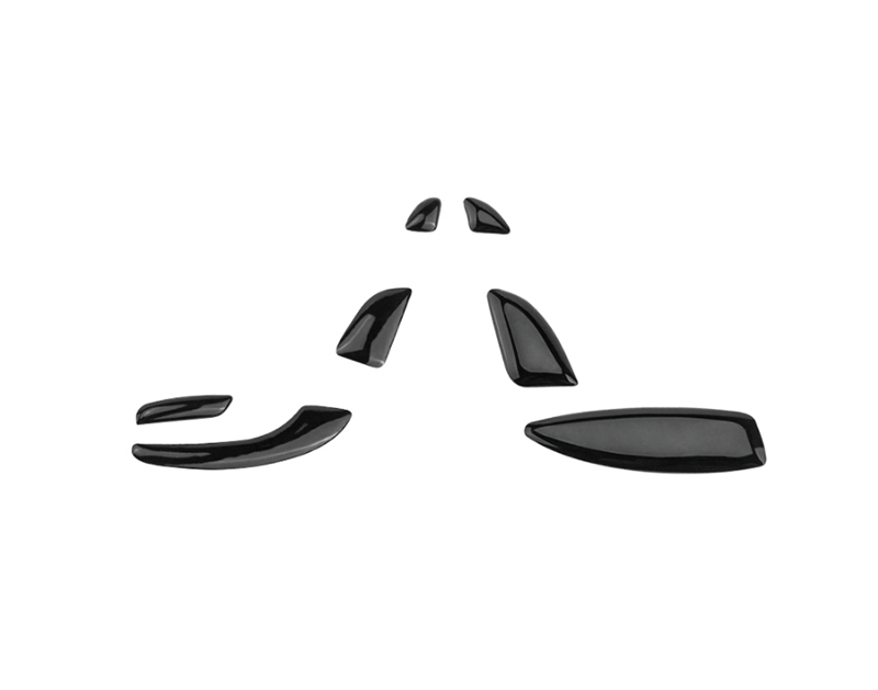 WeChat-Screenshot_20220104125946 Sticker for car seat adjustment button For Mercedes New C Class 2016-2019 / Black Color - Image 1